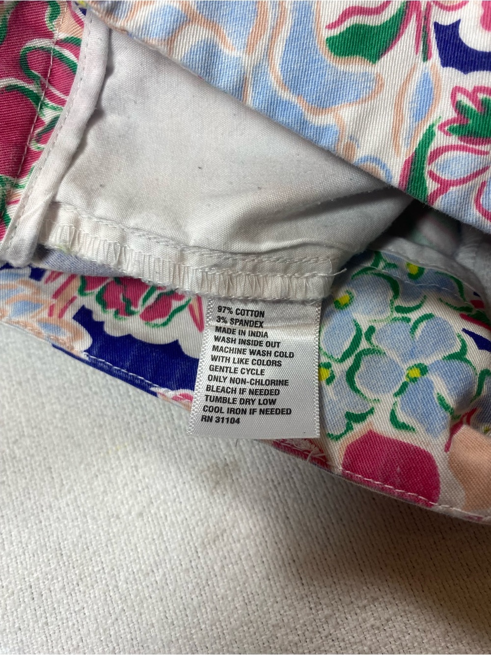 crown & ivy Multicolor Floral Bermuda Waist Shorts - Picture 3 of 6